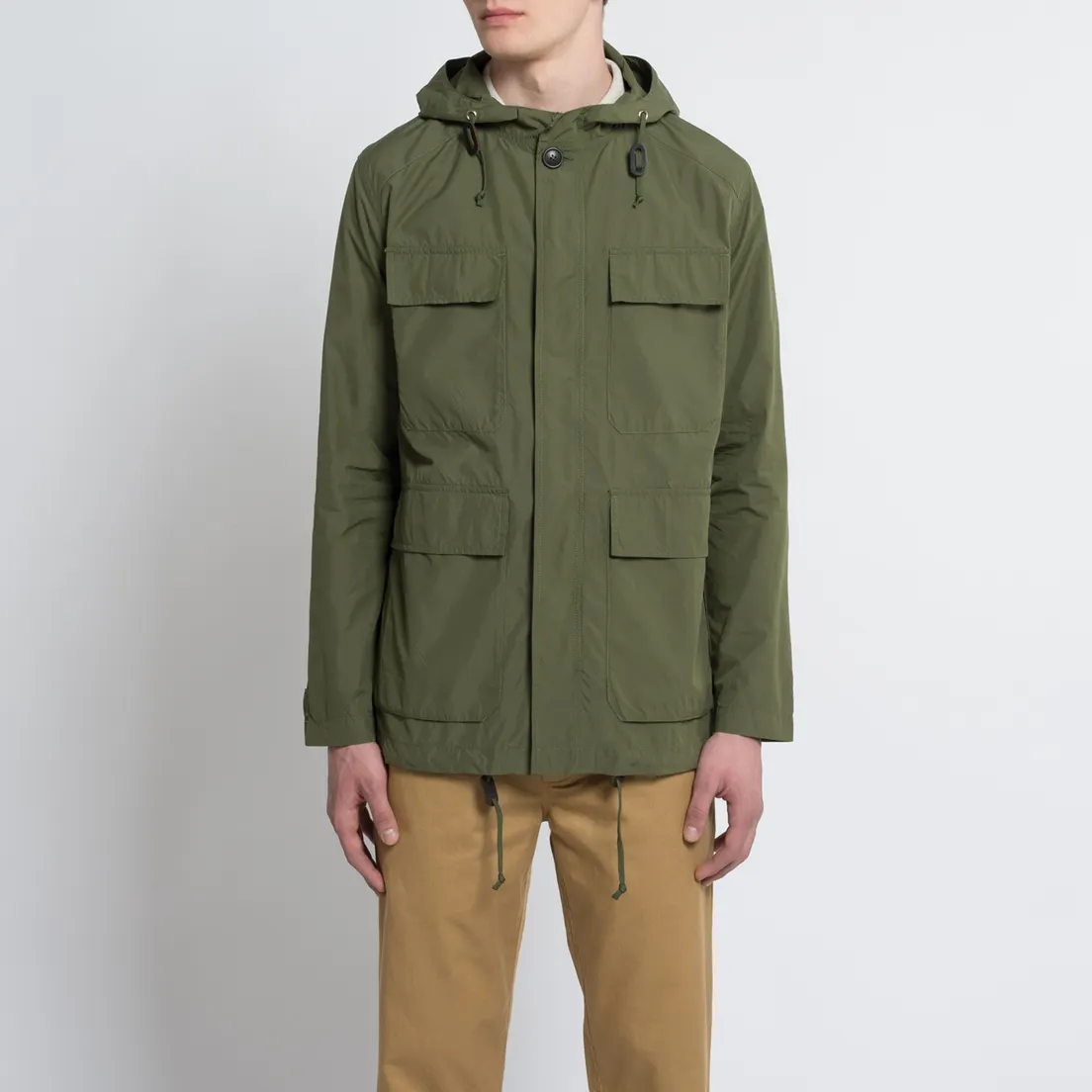 Universal Works Мужская куртка парка Military Workshirt Short Cotton/Nylon