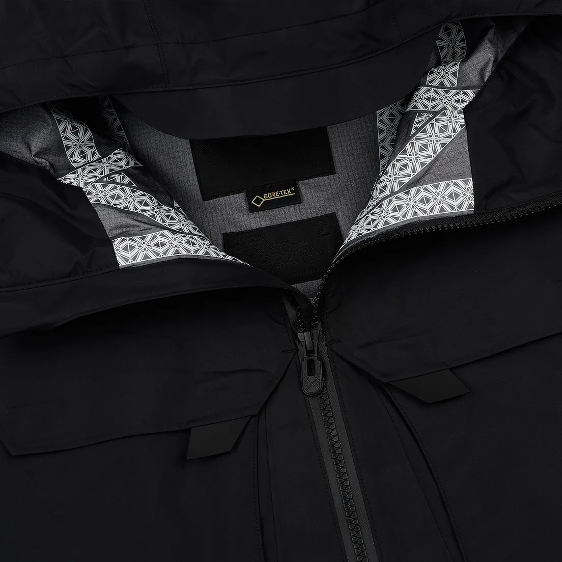 White Mountaineering Мужская куртка парка Gore-Tex Nylon Taffeta 3L Mountain