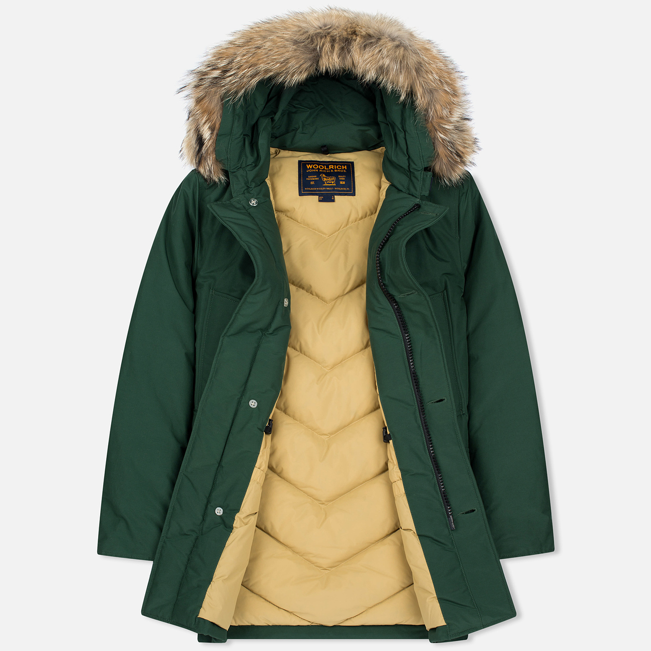 Мужская куртка парка Woolrich Arctic DF WOCPS1674-CN01-KGN