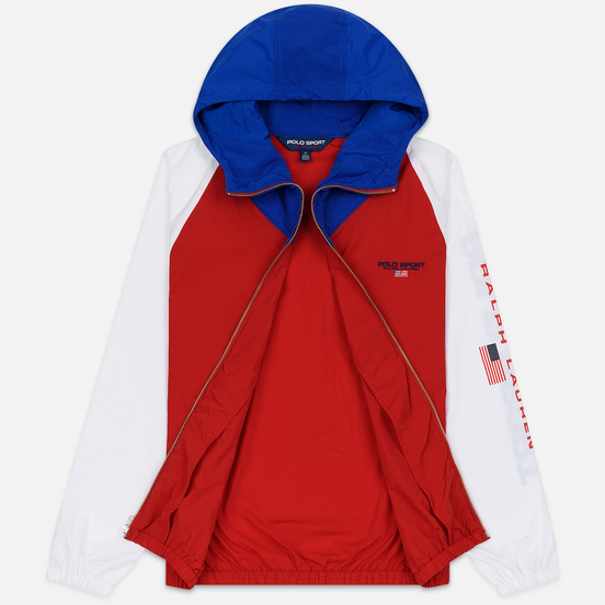 Мужская куртка Polo Ralph Lauren Color Block Windbreaker Red/White/Sapphire Star
