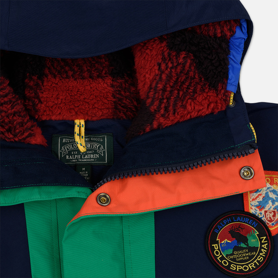 Мужская куртка Polo Ralph Lauren Yosemite Printed Anorak Cruise Navy/Kayak Green