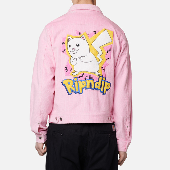 Мужская куртка RIPNDIP Catch Em All Corduroy Pink