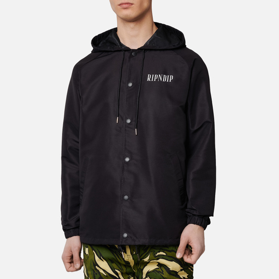 Мужская куртка RIPNDIP Lights Out Hooded Coaches Black