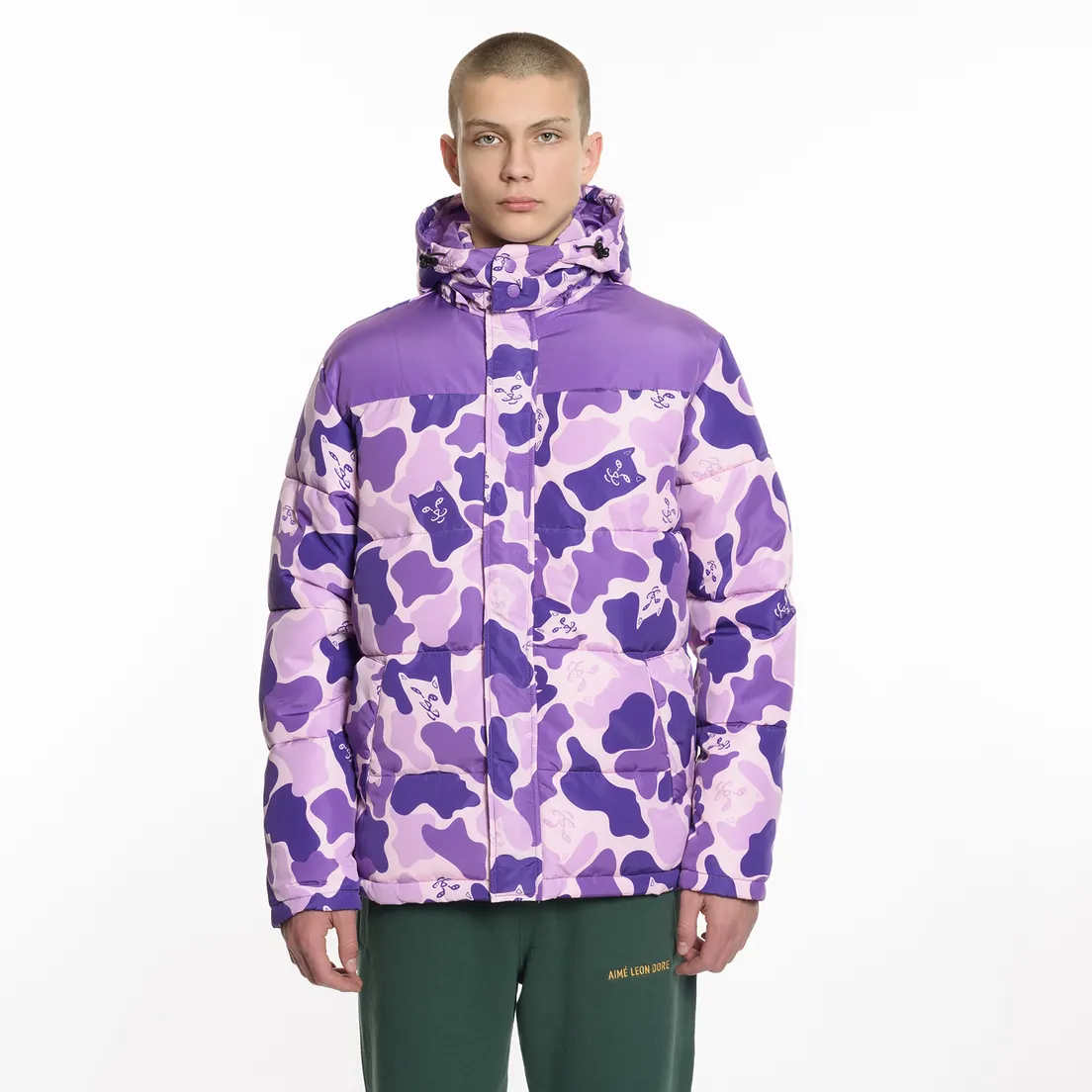 RIPNDIP Мужская куртка Nerm Camo Puffer