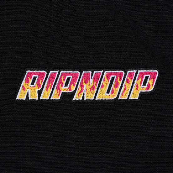 Мужская куртка RIPNDIP Racing Team Cotton Twill Coach Black