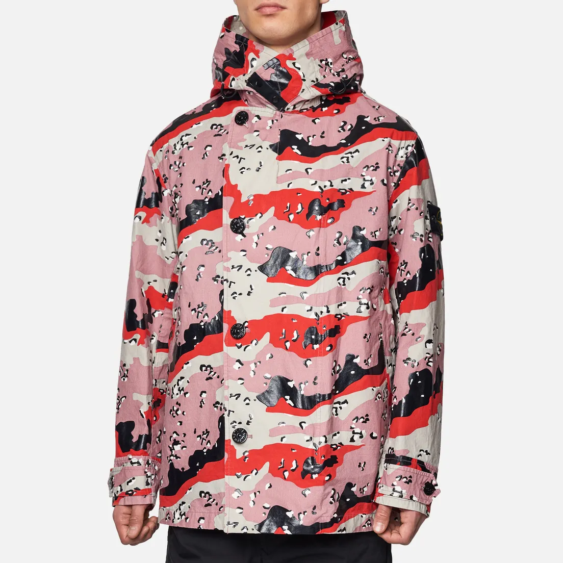 Stone Island Мужская куртка 3C+PU Desert Camo