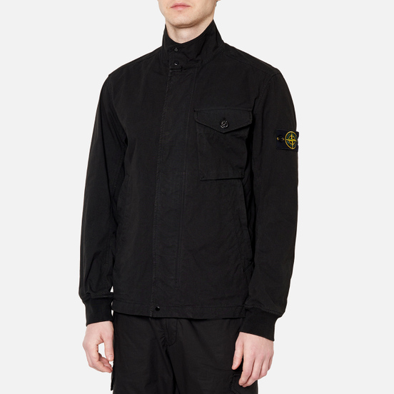 Мужская куртка Stone Island Cotton Cordura Black