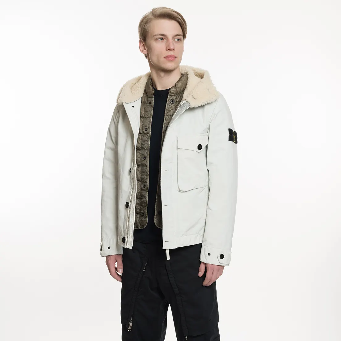 Stone Island Мужская куртка David-TC Detachable Lining