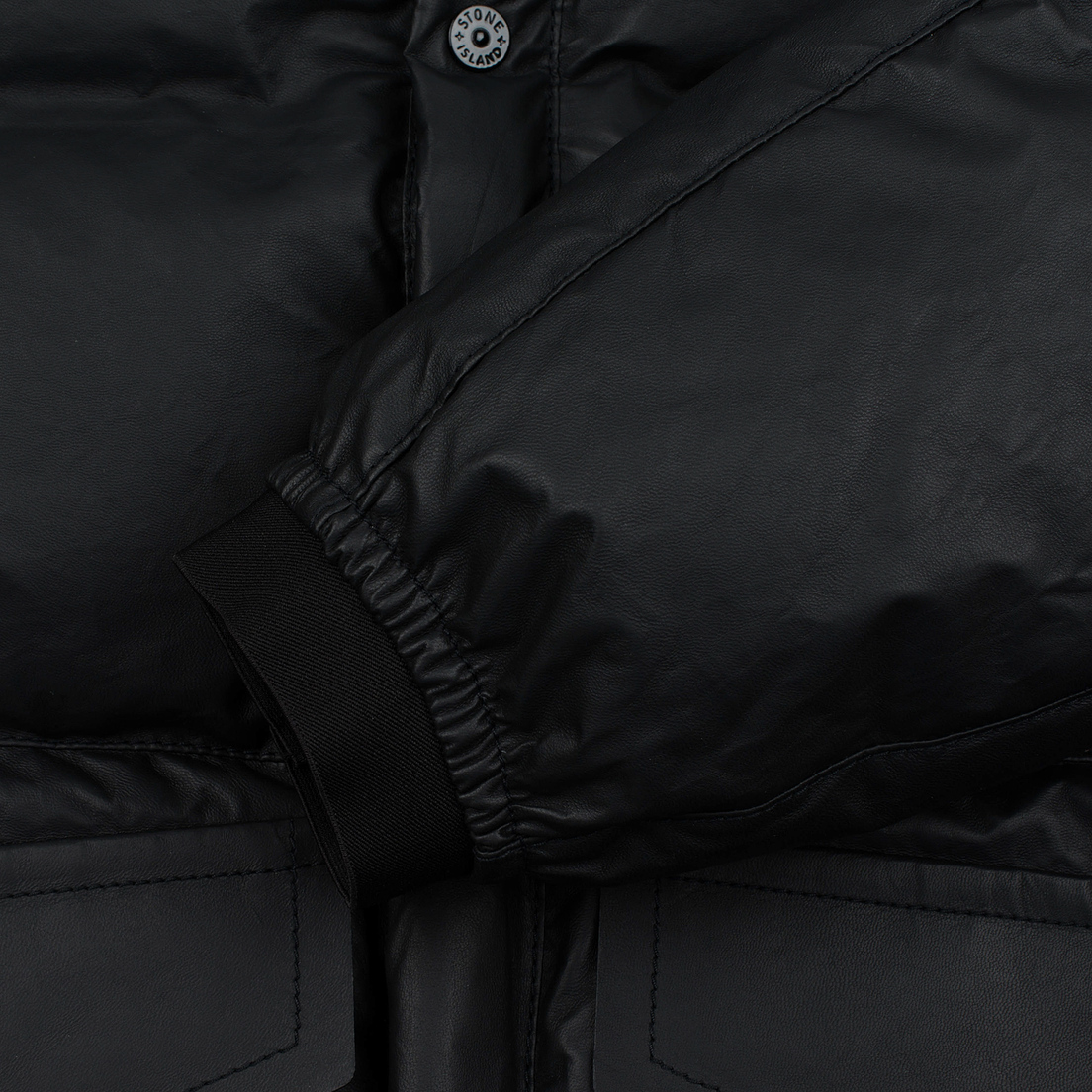 Stone Island Мужская куртка Featherweight Leather Down