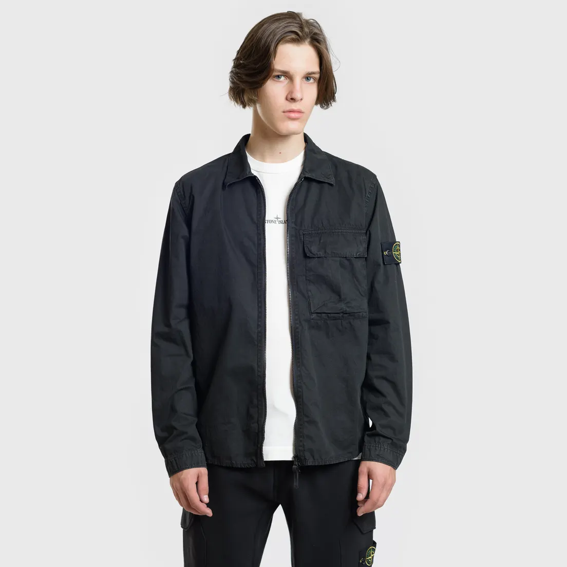 Stone Island Мужская куртка Garment Dyed Overshirt