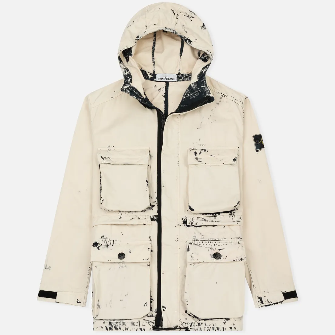 Stone Island Мужская куртка Hand Corrosion On Raso