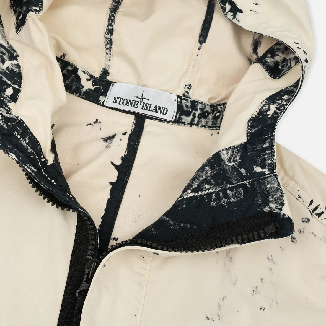 Stone Island Мужская куртка Hand Corrosion On Raso
