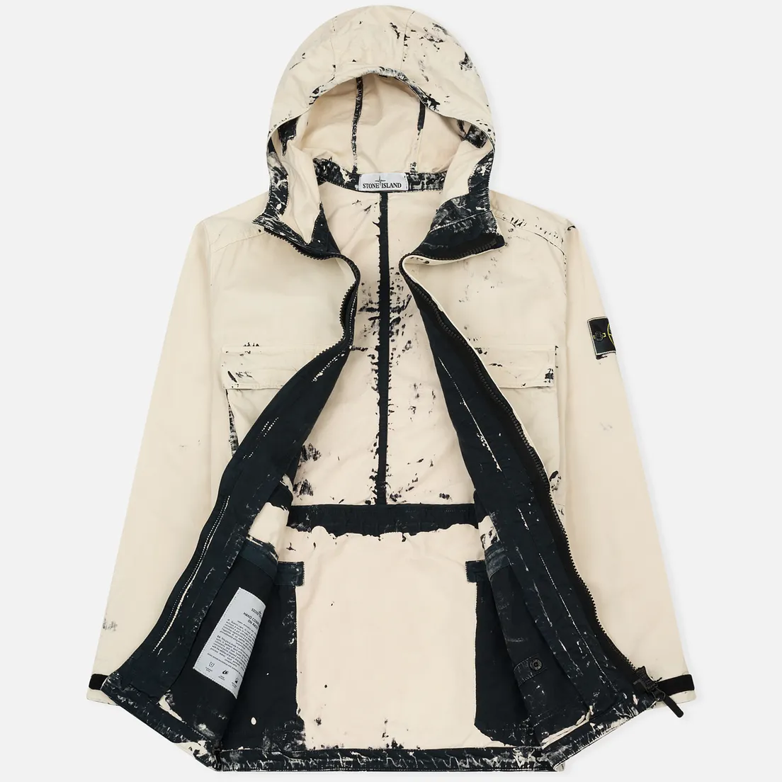 Stone Island Мужская куртка Hand Corrosion On Raso