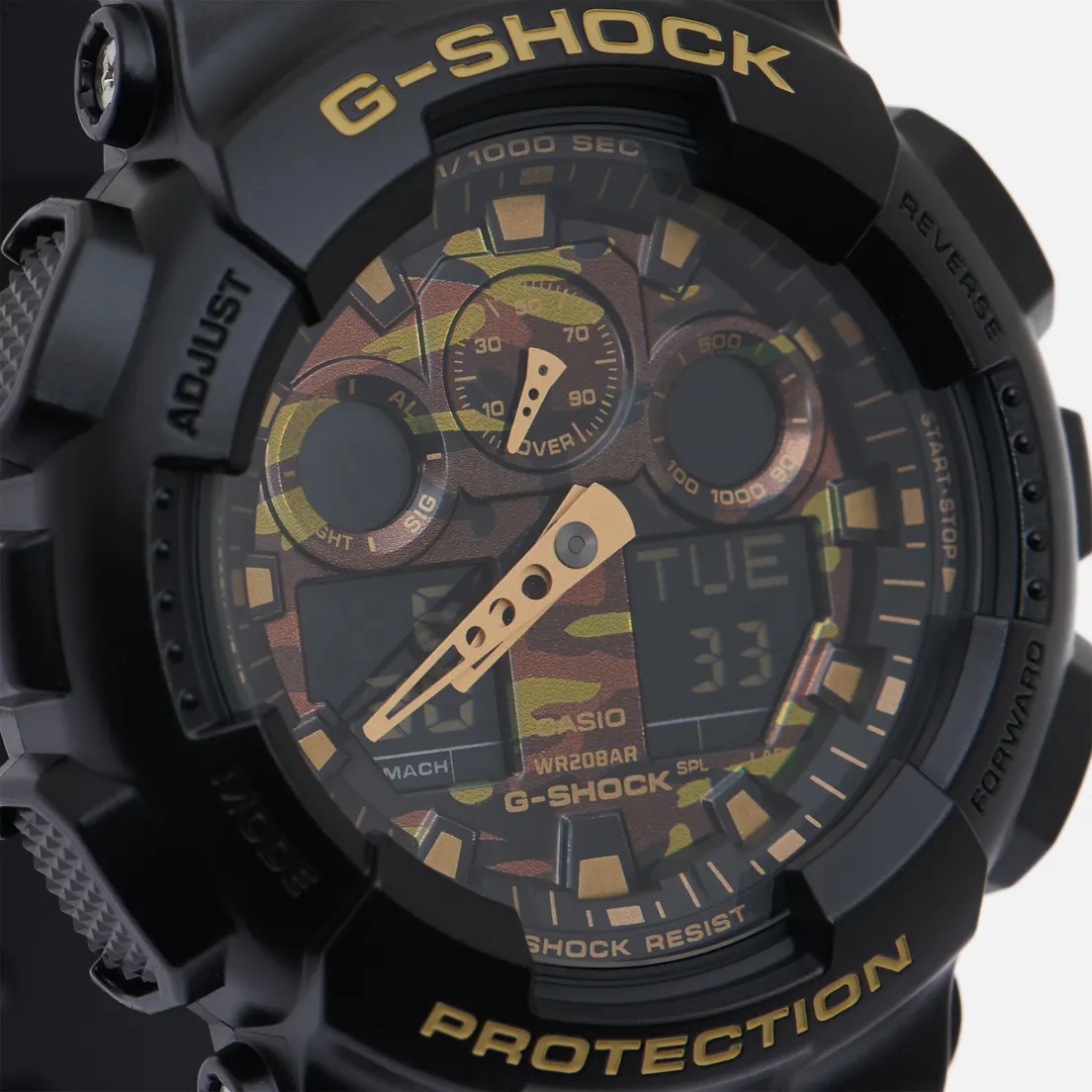 CASIO Наручные часы G-SHOCK GA-100CF-1A9 Camouflage Dial
