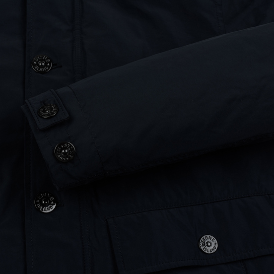 Мужская куртка Stone Island Micro Reps Parka Primaloft Insulation Technology Navy