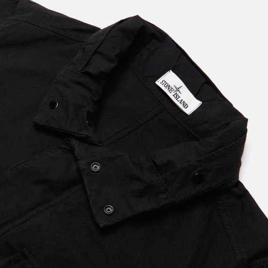 Мужская куртка Stone Island Multipocket Cotton-Nylon Black