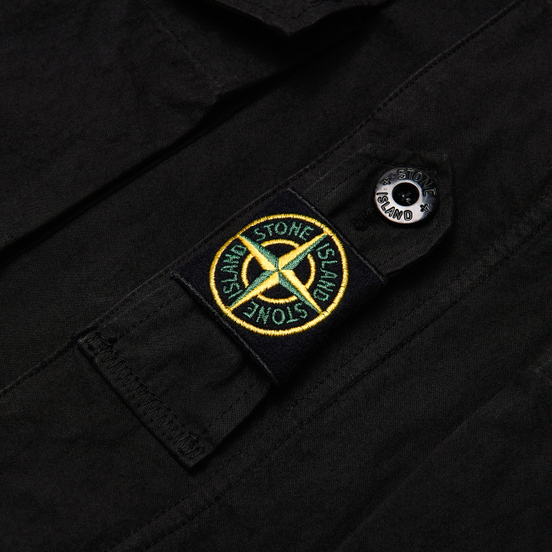 Мужская куртка Stone Island Multipocket Cotton-Nylon Black