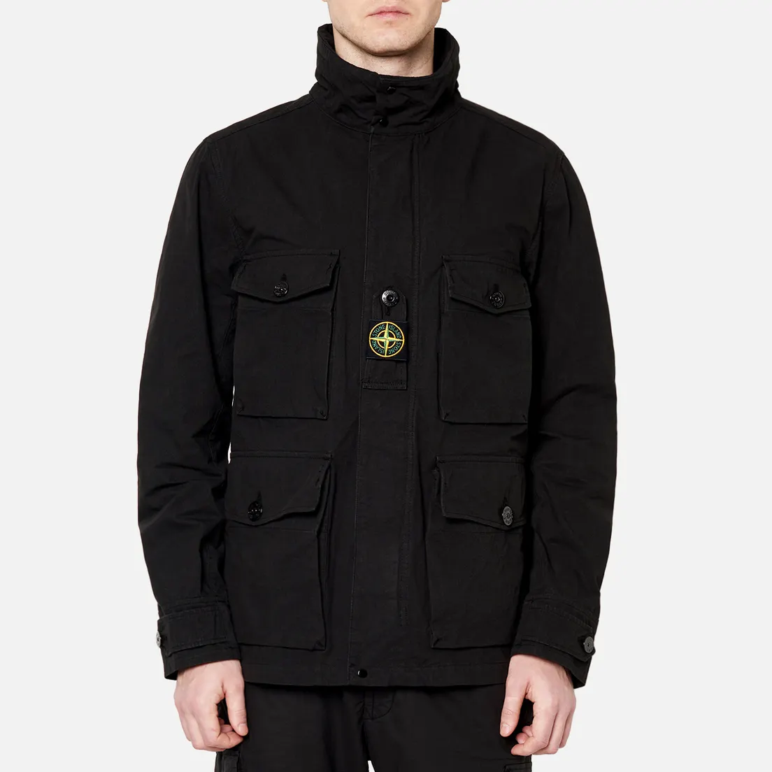 Stone Island Мужская куртка Multipocket Cotton-Nylon