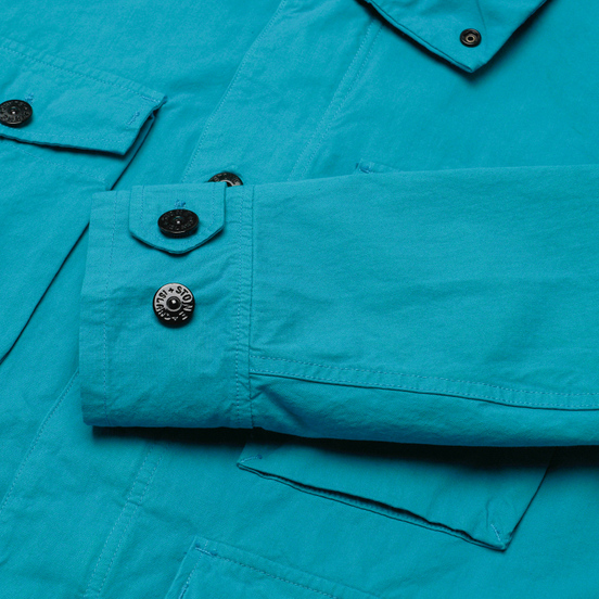 Мужская куртка Stone Island Multipocket Cotton-Nylon Turchese