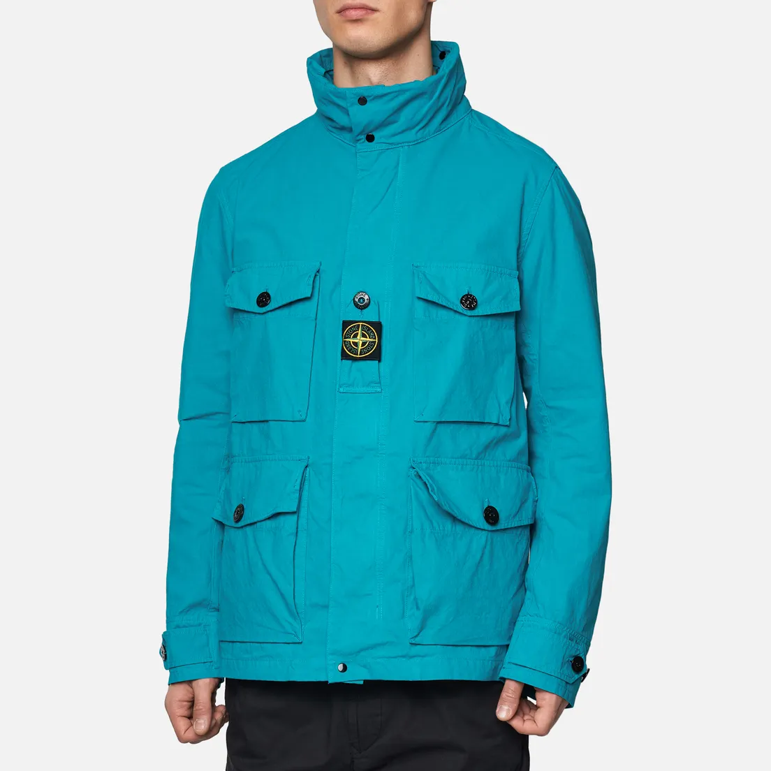 Stone Island Мужская куртка Multipocket Cotton-Nylon
