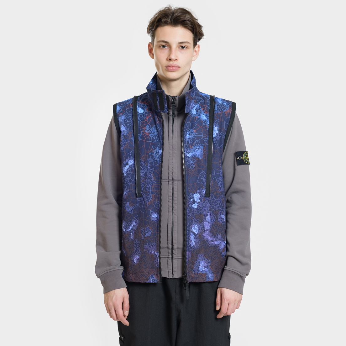 Stone Island Мужская куртка Printed Heat Reactive Thermosensitive Fabric