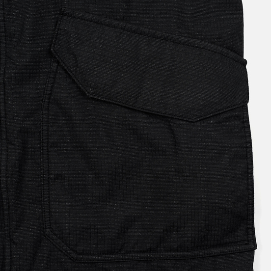 Мужская куртка Stone Island Reflective Weave Ripstop-TC Black