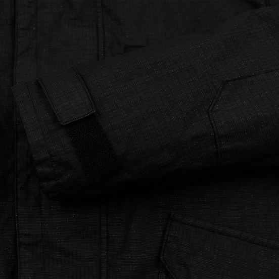 Мужская куртка Stone Island Reflective Weave Ripstop-TC Black