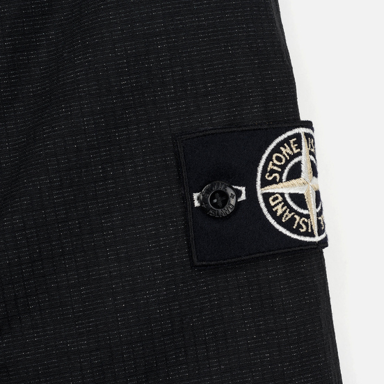 Мужская куртка Stone Island Reflective Weave Ripstop-TC Black