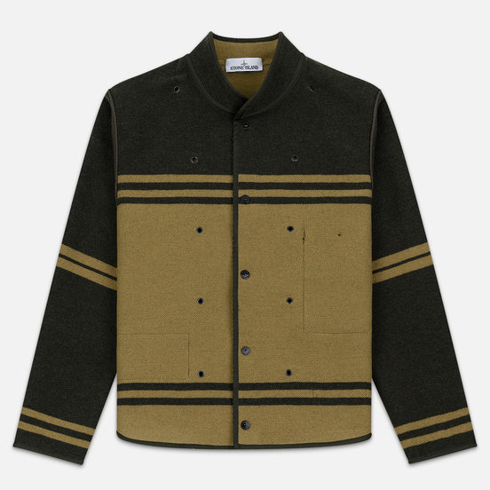 Мужская куртка Stone Island Reflective Weave Ripstop-TC Black