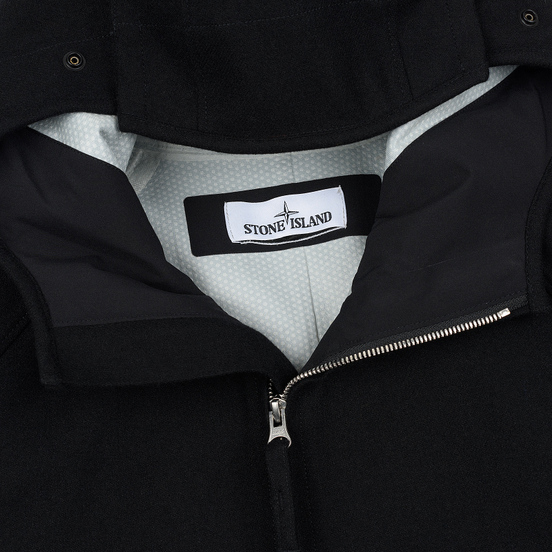 Мужская куртка Stone Island Tank Shield Wool Sytetch Multi Layer Fusion Technology Black