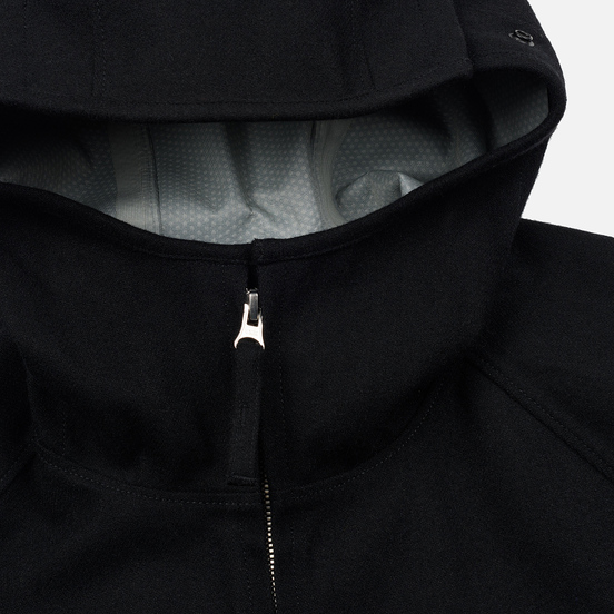 Мужская куртка Stone Island Tank Shield Wool Sytetch Multi Layer Fusion Technology Black