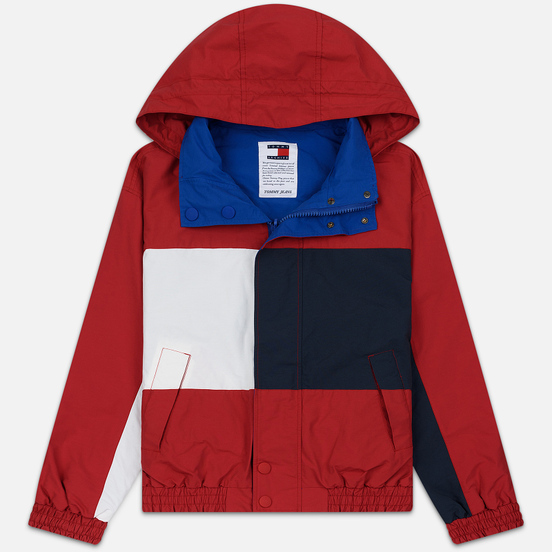 Мужская куртка Tommy Jeans Flag Reverse Jester Red/Multi