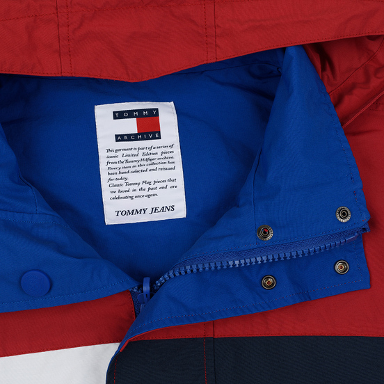 Мужская куртка Tommy Jeans Flag Reverse Jester Red/Multi