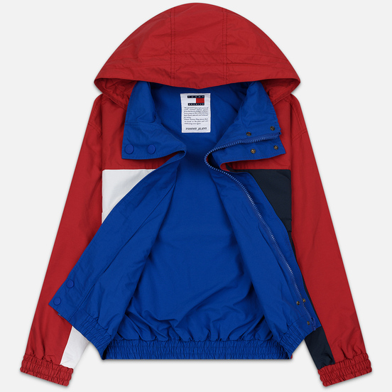 Мужская куртка Tommy Jeans Flag Reverse Jester Red/Multi