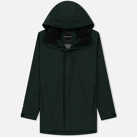 Мужская куртка ветровка Berghaus Long Hillwalker Dark Green/Dark Green