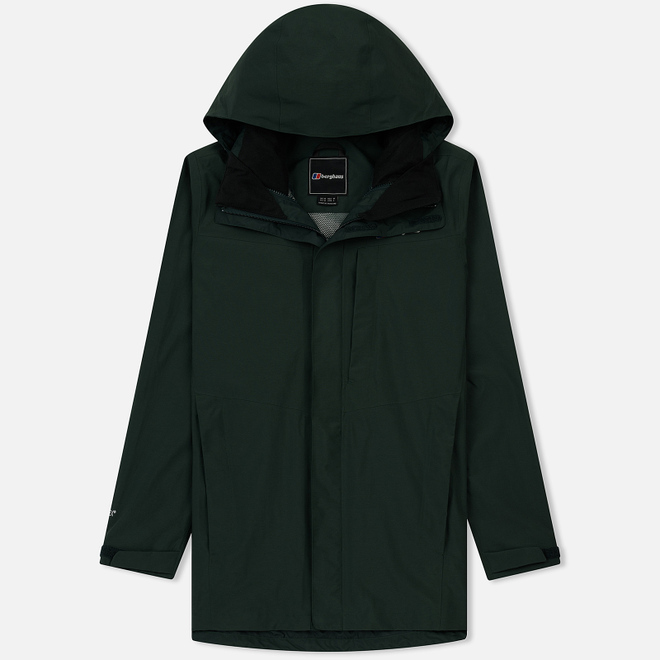 Мужская куртка ветровка Berghaus Long Hillwalker Dark Green/Dark Green