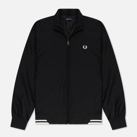 Мужская куртка ветровка Fred Perry Brentham Black