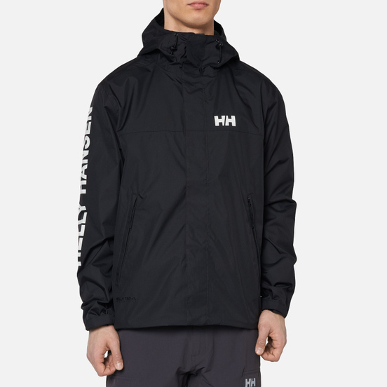 Мужская куртка ветровка Helly Hansen Ervik Black/White