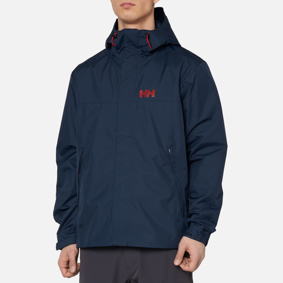 Мужская куртка ветровка Helly Hansen Ervik Navy/Red