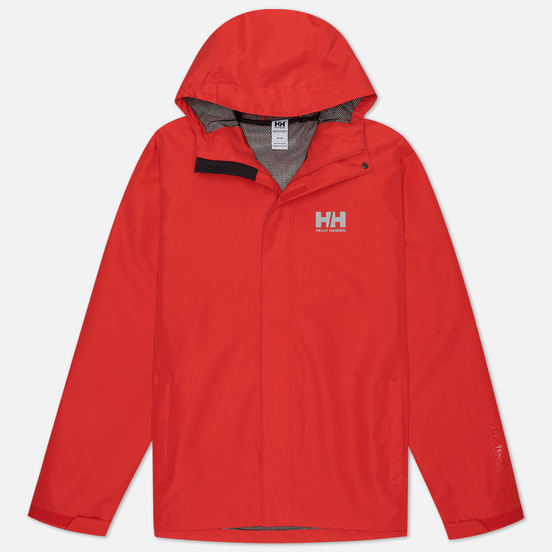 Мужская куртка ветровка Helly Hansen Seven J Alert Red