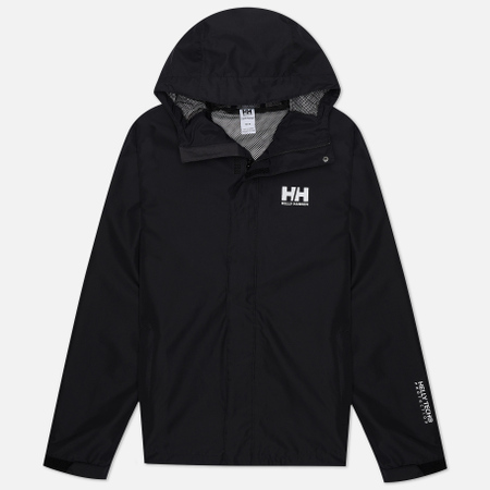 Мужская куртка ветровка Helly Hansen Seven J, цвет чёрный, размер L