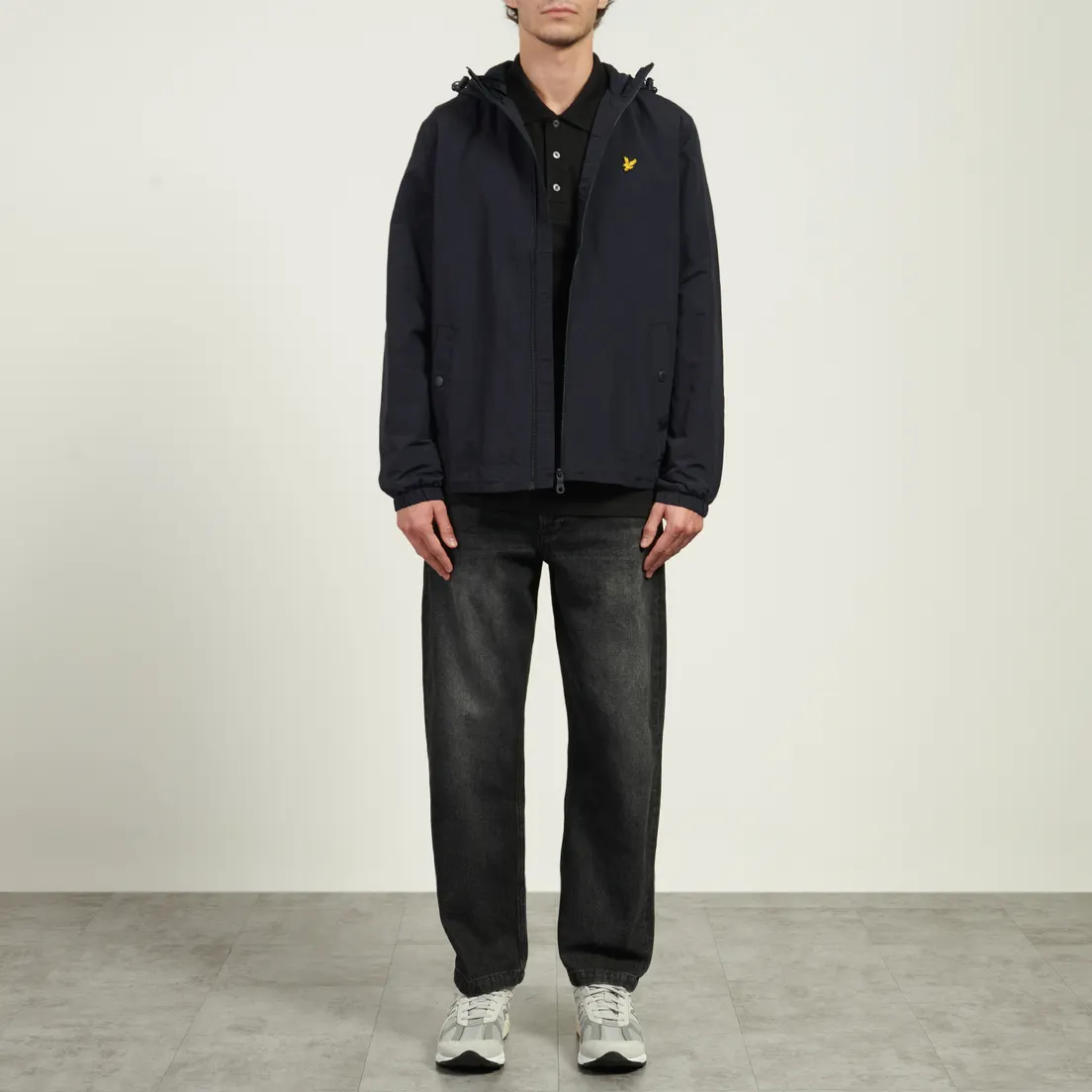 Lyle & Scott Мужская куртка ветровка Zip Through Hooded