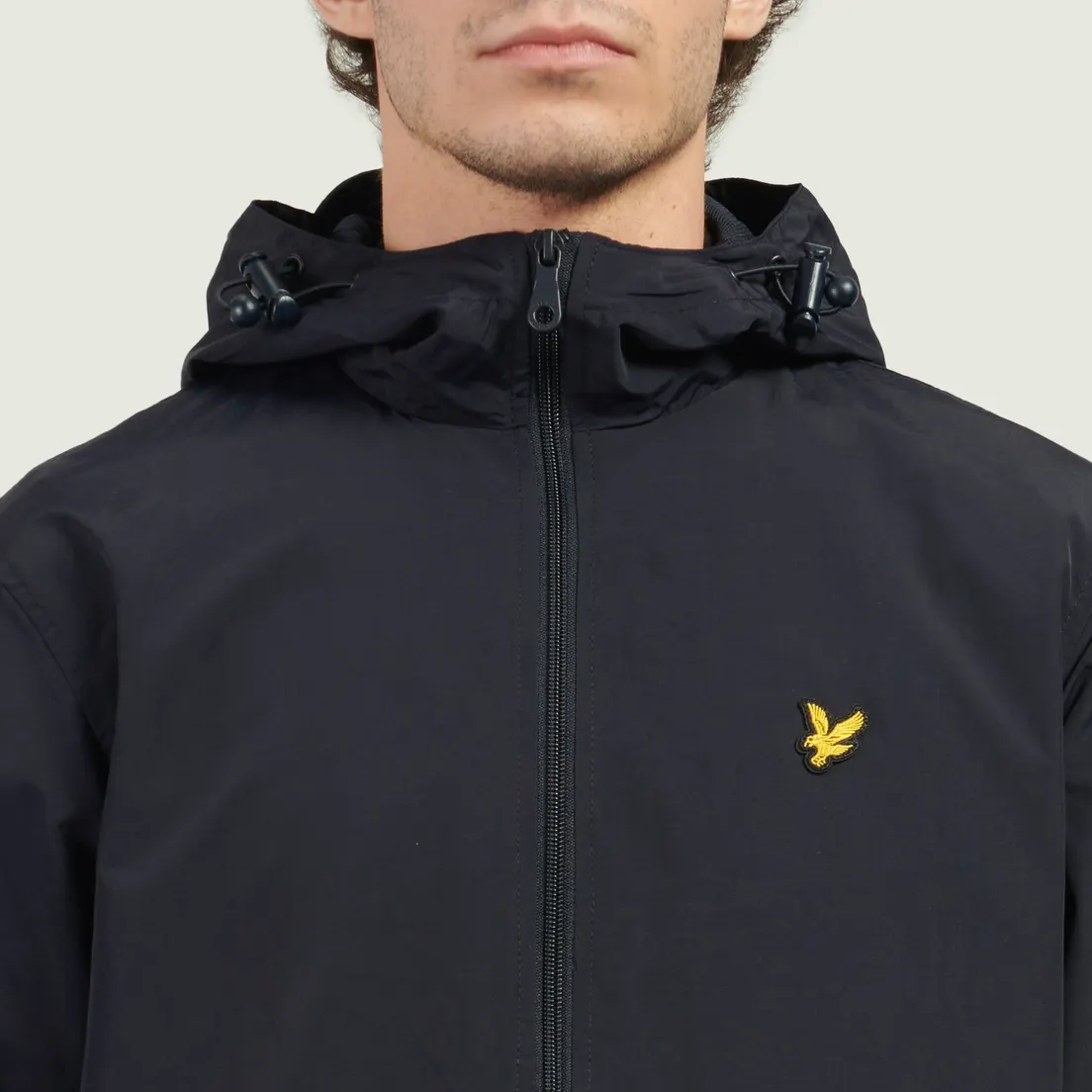 Lyle & Scott Мужская куртка ветровка Zip Through Hooded