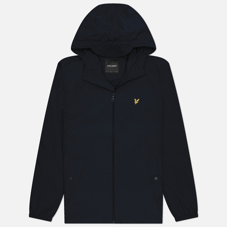   Brandshop Мужская куртка ветровка Lyle & Scott Zip Through Hooded, цвет чёрный, размер XXL