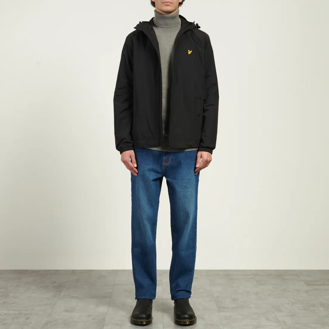 Lyle & Scott Мужская куртка ветровка Zip Through Hooded