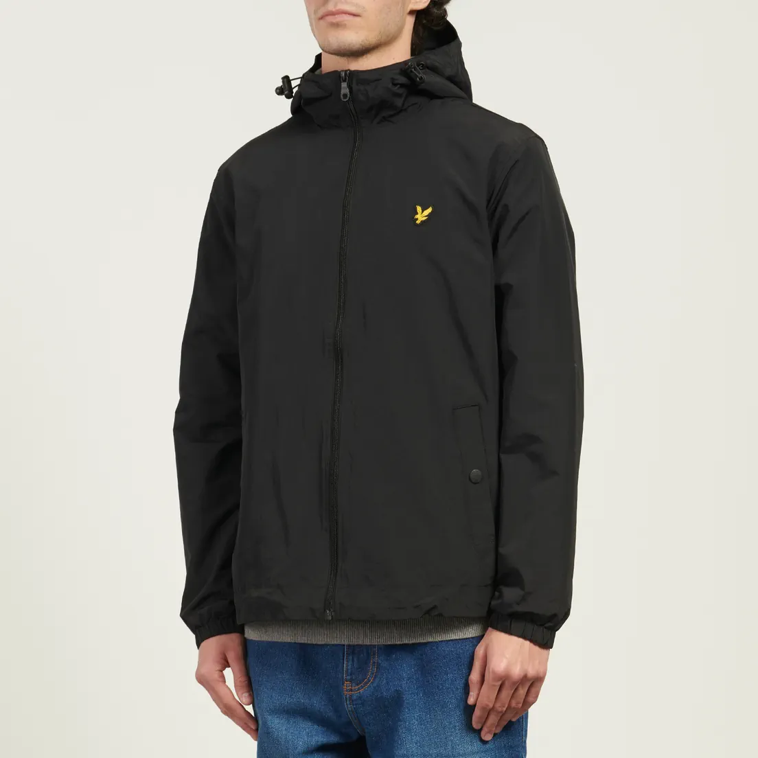 Lyle & Scott Мужская куртка ветровка Zip Through Hooded