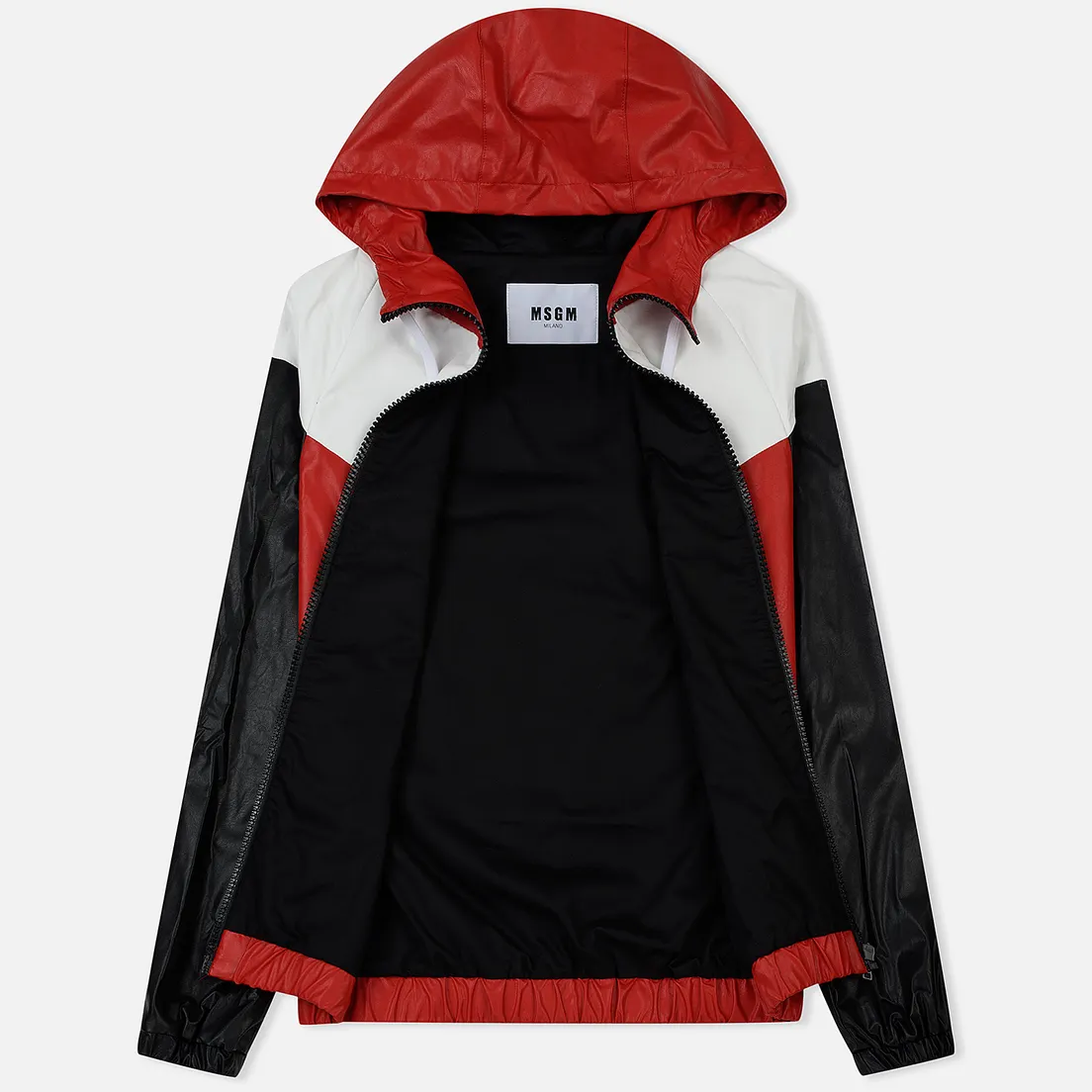 MSGM Мужская куртка ветровка With Logo Patch