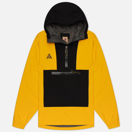 Мужская куртка ветровка Nike ACG NRG Gore-Tex PacLite University Gold/Black