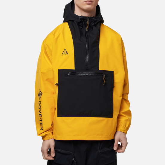 Мужская куртка ветровка Nike ACG NRG Gore-Tex PacLite University Gold/Black