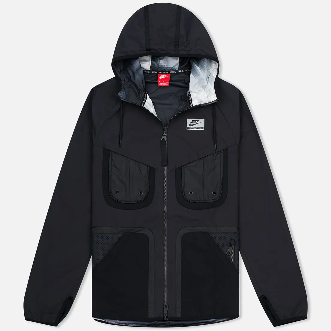 Nike Мужская куртка ветровка International Hooded